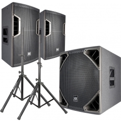 Power Dynamics PD612A/PD615SA - Aktiv højttaler system TILBUD bundle ingen bundt