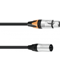 PSSO Adaptercable DMX XLR 3pin/5pin 0.3m bk TILBUD NU