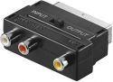 SCART adapter - SCART han til 3 x RCA hun (A/V ind/ud) SCART adapter - SCART han til 3 x RCA hun (A/V ind/ud)