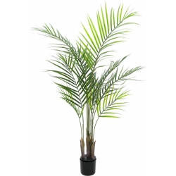 Europalms Areca palm with big leaves, artificial plant, 125cm håndflade blade