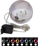 Europalms LED Snowball 15cm, ice blue Europalms LED Snowball 15cm, ice blue