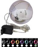 Europalms LED Snowball 15cm, pink Europalms LED Snowball 15cm, pink