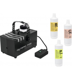 Eurolite Set Dynamic Fog 600 + fluids TILBUD NU dynamisk væsker tåge sæt