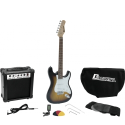 Dimavery EGS-1 Electric guitar set, sunburst TILBUD NU
