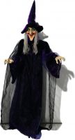 Europalms Halloween figure Witch, animated 175cm Europalms Halloween figure Witch, animated 175cm