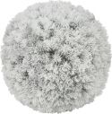 Europalms Pine ball, flocked, 30cm Europalms Pine ball, flocked, 30cm