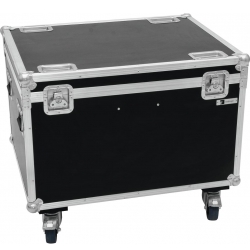 Roadinger Flightcase 4x LED THA-100F/THA-120PC with wheels TILBUD NU hjul med