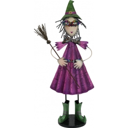 Europalms Little Witch, Metal, 102cm purple TILBUD NU