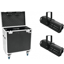 Eurolite Set 2x LED PFE-100 RGBW + Case TILBUD NU tilfælde taske sæt