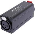 Adapter med transformer 1:1 XLR hun til 1/4" mono jack Adapter med transformer 1:1 XLR hun til 1/4" mono jack