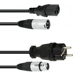 PSSO Combi Cable Safety Plug/XLR 5m TILBUD NU