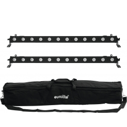 Eurolite Set 2x LED BAR-12 QCL RGBA + Soft Bag TILBUD NU