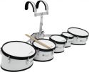 Dimavery MT-530 Marching Drum Set, white Dimavery MT-530 Marching Drum Set, white