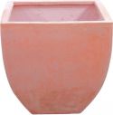 Europalms Cachepot Terracotta-optics angled 40x40cm Europalms Cachepot Terracotta-optics angled 40x40cm