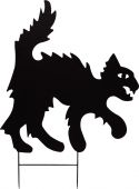 Europalms Silhouette Metal Cat, 67cm Europalms Silhouette Metal Cat, 67cm