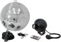 Eurolite Mirror Ball Set 30cm with LED RGB Spot RC Eurolite Mirror Ball Set 30cm with LED RGB Spot RC