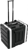 Roadinger Plastic-Rack 19, 7U, DD/trolley, black Roadinger Plastic-Rack 19, 7U, DD/trolley, black