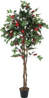 Europalms Camelia red cemented 180cm Europalms Camelia red cemented 180cm