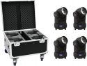 Eurolite Set 4x LED TMH-X1 Moving-Head Beam + Case Eurolite Set 4x LED TMH-X1 Moving-Head Beam + Case