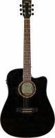 Santana LA90 Western guitar CW og MG30EQ, Sort Santana LA90 Western guitar CW og MG30EQ, Sort
