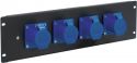 Eurolite PDM 3U-4CEE 16A 3pin Eurolite PDM 3U-4CEE 16A 3pin