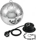 Eurolite Mirror Ball 20cm with MD-1015 Motor Eurolite Mirror Ball 20cm with MD-1015 Motor