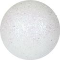 Europalms Deco Ball 3,5cm, white, glitter 48x Europalms Deco Ball 3,5cm, white, glitter 48x