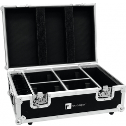Roadinger Flightcase 4x AKKU TL-3 Trusslight QuickDMX with charging function