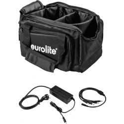 Eurolite Set SB-14 Soft-Bag + Charger 4x AKKU Flat Light 1 TILBUD NU