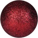 Europalms Deco Ball 3,5cm, red, glitter 48x Europalms Deco Ball 3,5cm, red, glitter 48x