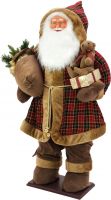 Europalms Bushy beard Santa, inflatable with integrated pump, 16 Europalms Bushy beard Santa, inflatable with integrated pump, 16