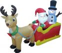 Europalms Inflatable figure Santa´s sleigh 200cm Europalms Inflatable figure Santa´s sleigh 200cm