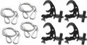 BC50B-250T Quick Trigger Clamp Slimline 250kg Black - Pakke med 4 stk BC50B-250T Quick Trigger Clamp Slimline 250kg Black - Pakke med 4 stk
