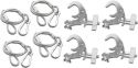 BC50-250T Quick Trigger Clamp Slimline 250kg Alu - Pakke med 4 stk. BC50-250T Quick Trigger Clamp Slimline 250kg Alu - Pakke med 4 stk.