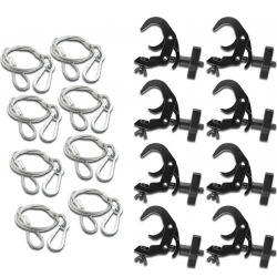 BC50B-250T Quick Trigger Clamp Slimline 250kg Black - Pakke med 8 stk TILBUD NU