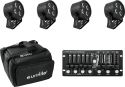 Eurolite Set 4x LED PS-4 HCL + Soft Bag + Controller Eurolite Set 4x LED PS-4 HCL + Soft Bag + Controller
