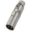 Neutrik XLR-adapter NA-3M5F Neutrik XLR-adapter NA-3M5F