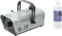 Eurolite Set N-19 Smoke machine silver + A2D Action smoke fluid Eurolite Set N-19 Smoke machine silver + A2D Action smoke fluid