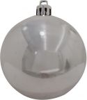 Europalms Deco Ball 7cm, silver 6x Europalms Deco Ball 7cm, silver 6x