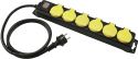 Eurolite Distributor 6-fold IP44 bk 3m Eurolite Distributor 6-fold IP44 bk 3m