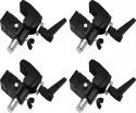 Eurolite TH-2SC Quick-Lock Coupler black - Pakke med 4 Stk. Eurolite TH-2SC Quick-Lock Coupler black - Pakke med 4 Stk.