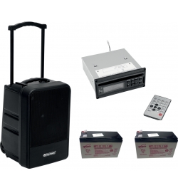 Omnitronic Set MOM-10BT4 Modular Wireless PA System + CD Player with USB&amp;SD + 2x