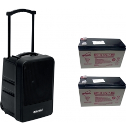 Omnitronic Set MOM-10BT4 Modular Wireless PA System + 2x Battery TILBUD NU