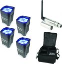BeamZ BBP96 Batteri Uplight Par 6x 12W - Pakke med 4 stk. inkl. Taske BeamZ BBP96 Batteri Uplight Par 6x 12W - Pakke med 4 stk. inkl. Taske