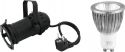 Eurolite Set PAR-16 Spot bk + GU-10 230V COB 7W 3000K Eurolite Set PAR-16 Spot bk + GU-10 230V COB 7W 3000K