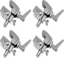 Eurolite TH-2SC Quick-Lock Coupler Silver - Pakke med 4 Stk. Eurolite TH-2SC Quick-Lock Coupler Silver - Pakke med 4 Stk.