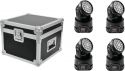 Eurolite Set 4x LED TMH-7 + Case Eurolite Set 4x LED TMH-7 + Case