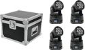 Eurolite Set 4x LED TMH-9 + Case Eurolite Set 4x LED TMH-9 + Case