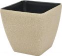 Europalms Deco cachepot STONA-41, rectangular,beige Europalms Deco cachepot STONA-41, rectangular,beige