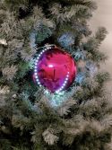 Europalms LED Snowball 8cm, pink 5x Europalms LED Snowball 8cm, pink 5x